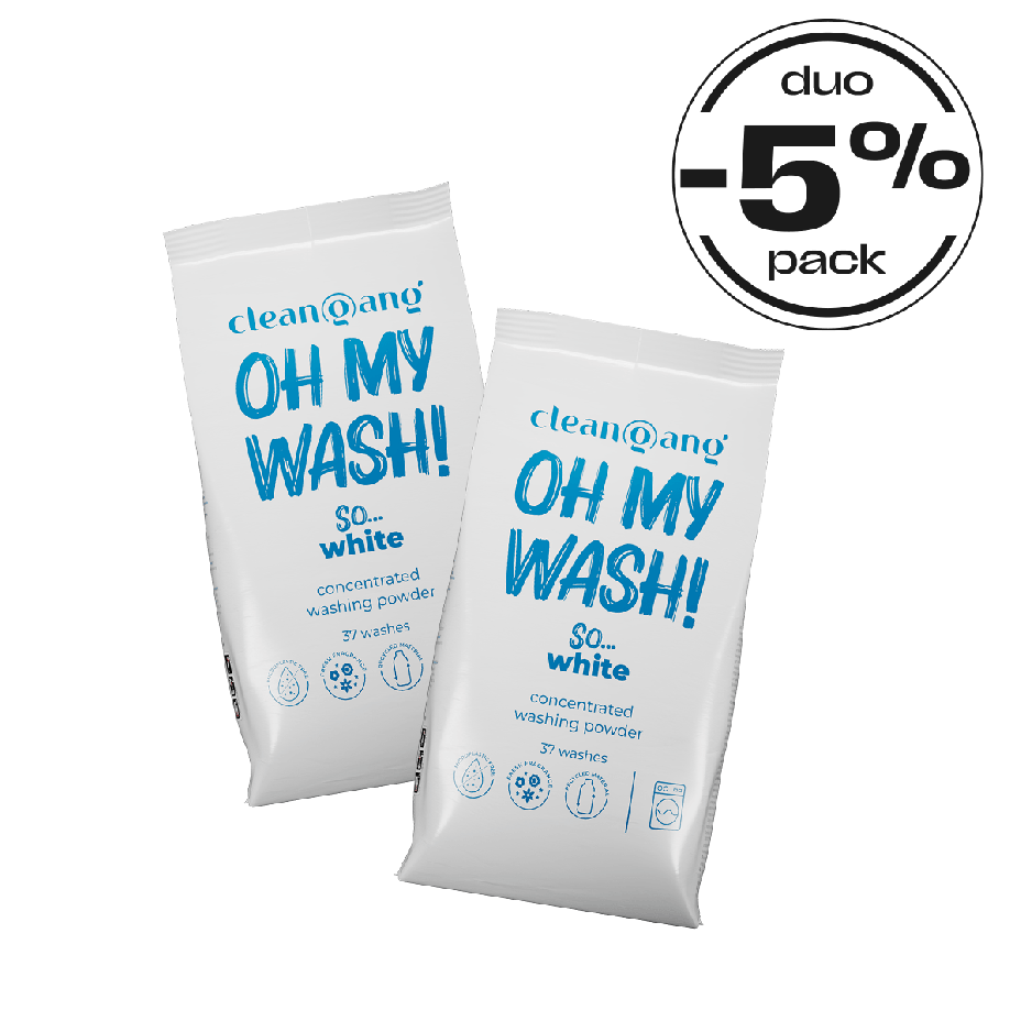 duo pack OH MY WASH! proszek do białego