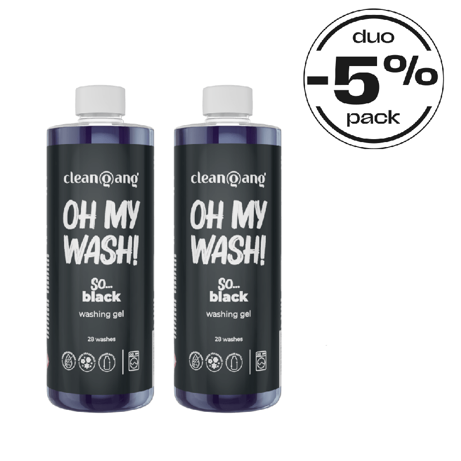 duo pack OH MY WASH! żel do prania czarnego