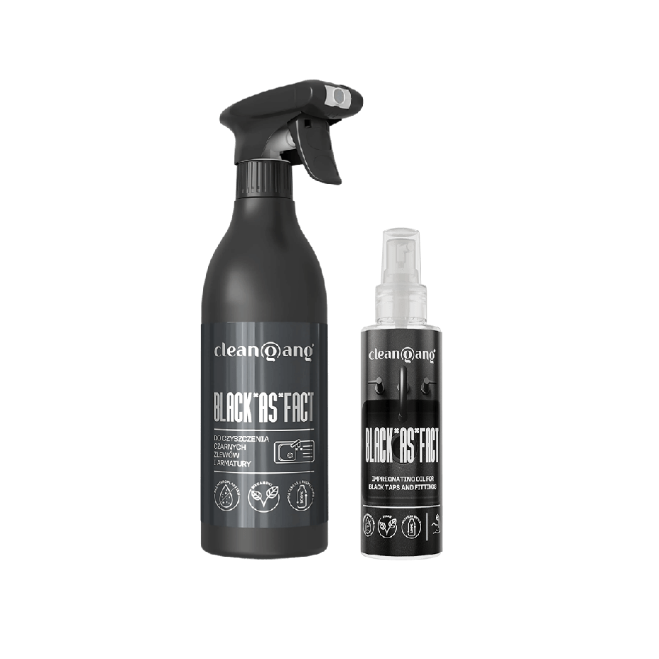 zestaw do czarnej armatury i zlewów