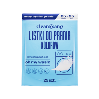 innowacyjne listki do prania białych tkanin, 25 szt.