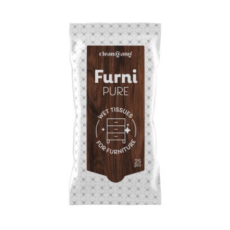 nawilżane chusteczki do mebli, 25 szt.