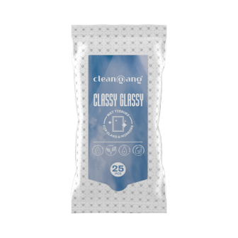 nawilżane chusteczki do szyb i luster, 25 szt.