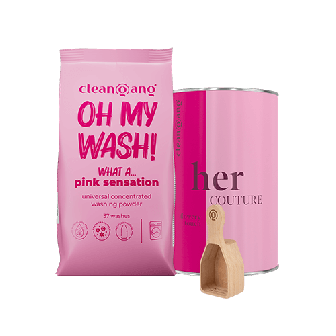 proszek do prania Her Couture z pojemnikiem i drewnianą miarką