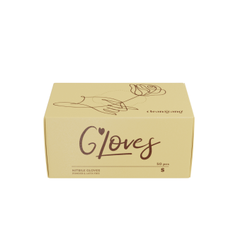 rękawice nitrylowe jednorazowe S, 50 szt. 