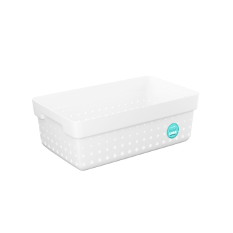 pojemnik do przechowywania średni, biały