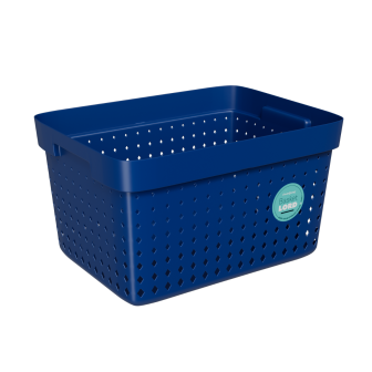 pojemnik do przechowywania duży, granatowy