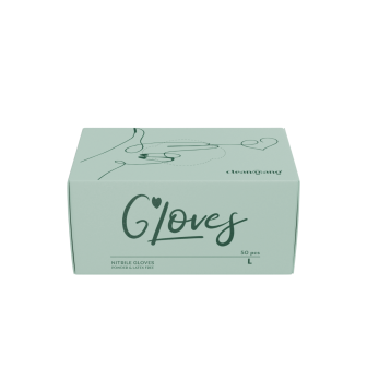 rękawice nitrylowe jednorazowe L, 50 szt. 