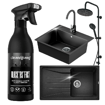 płyn do czyszczenia czarnej armatury i zlewów, 500 ml