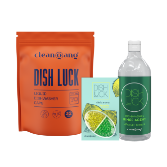 zestaw do zmywarki z kapsułkami