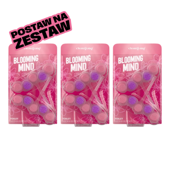 zapas kostek do WC Blooming Mind, 3x2 szt.