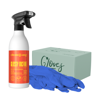 zestaw do czyszczenia kominka z rękawiczkami L