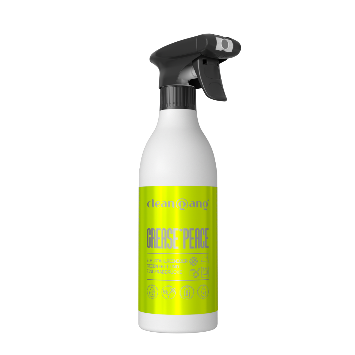 Stainless steel cleaner against grease and fingerprints with trigger, 500 ml