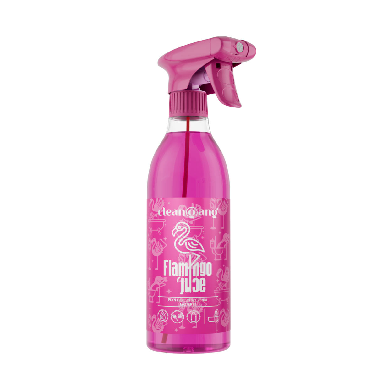 różowy płyn do czyszczenia łazienki, 500 ml