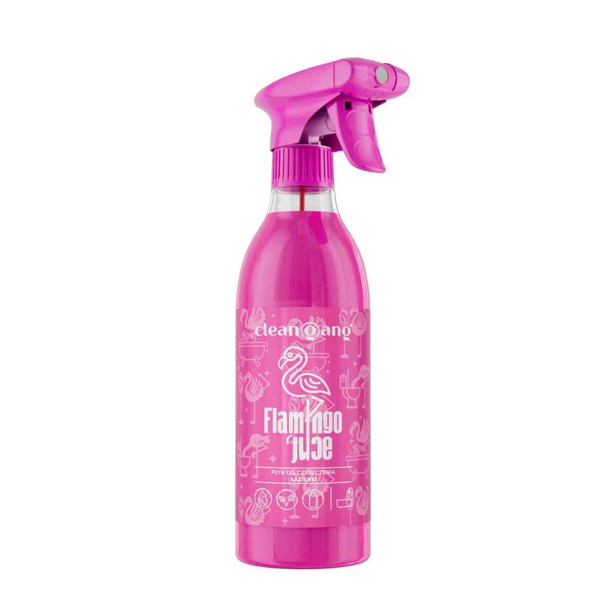 różowy płyn do czyszczenia łazienki, 500 ml