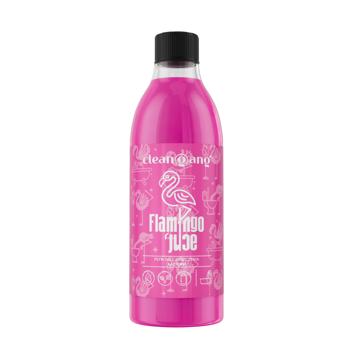 różowy płyn do czyszczenia łazienki - uzupełnienie, 500 ml