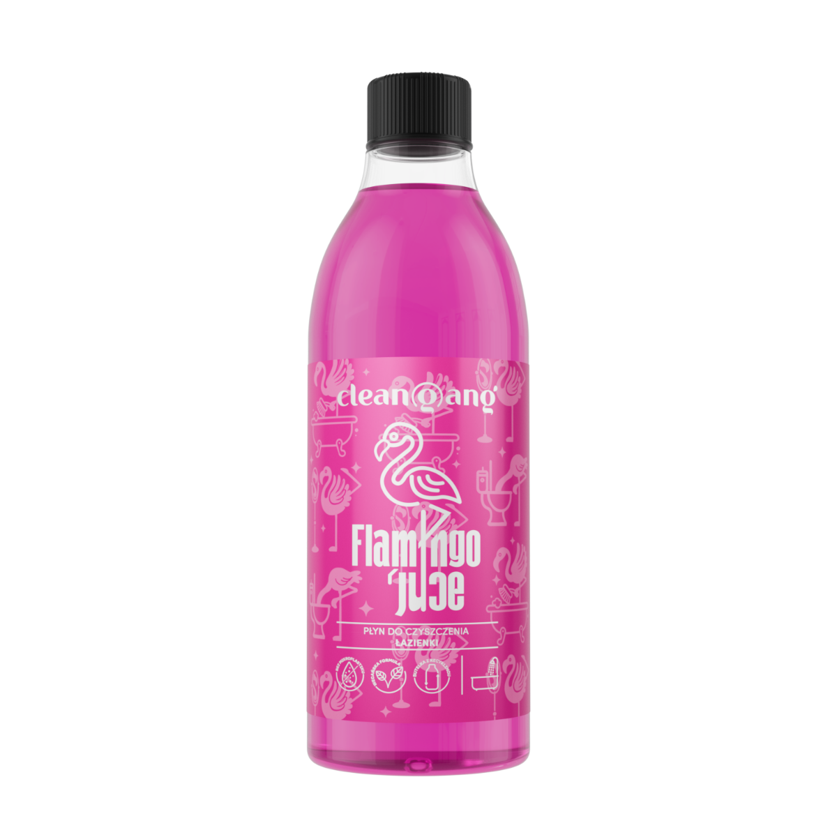 różowy płyn do czyszczenia łazienki - uzupełnienie, 500 ml