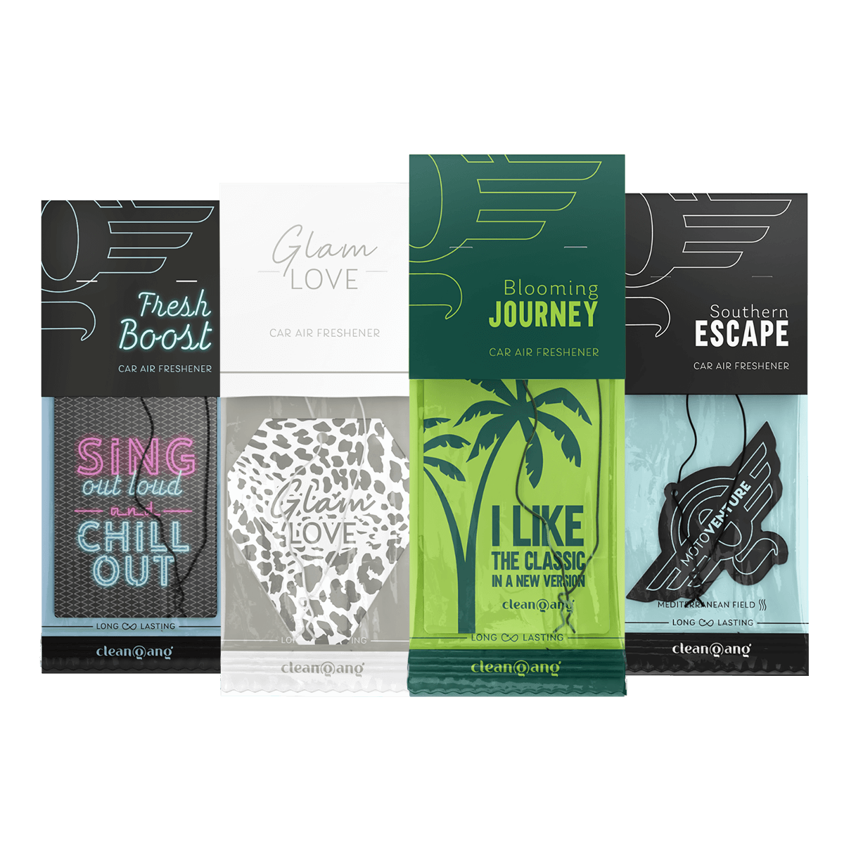 zestaw zawieszek zapachowych do samochodu