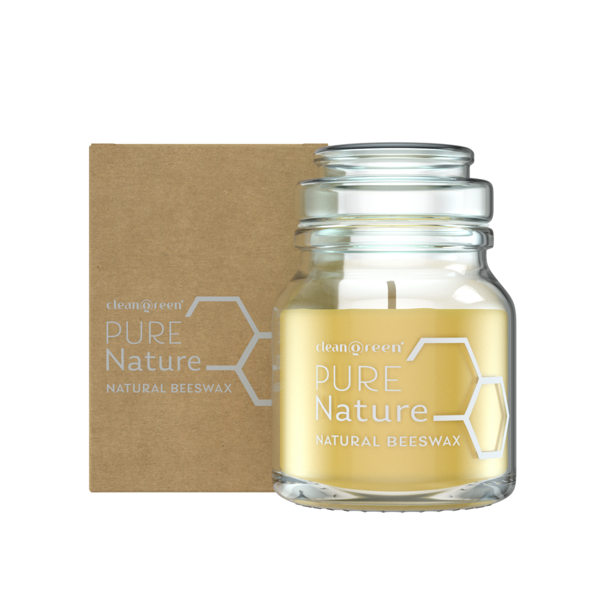 świeca zapachowa z woskiem pszczelim Pure Nature, 130&nbsp;g