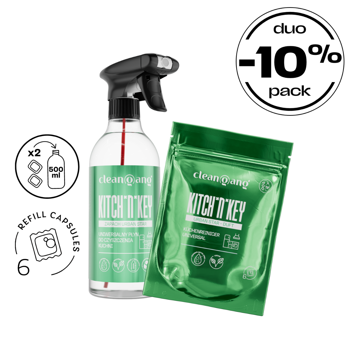 duo pack Kitch`n`Key Urban Star