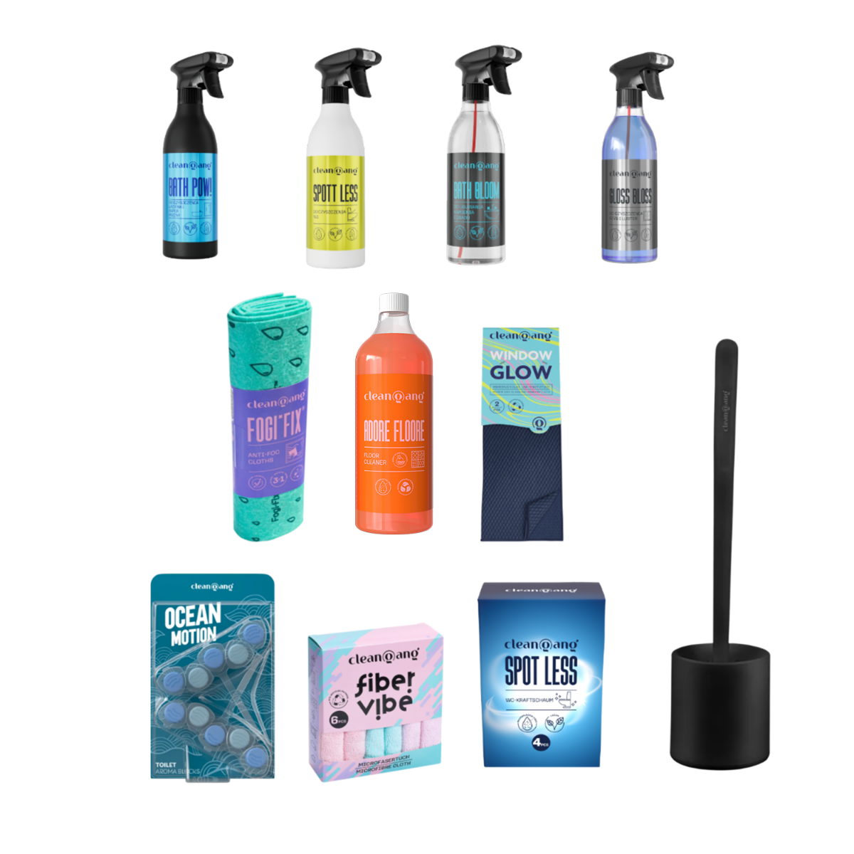 zestaw do sprzątania łazienki