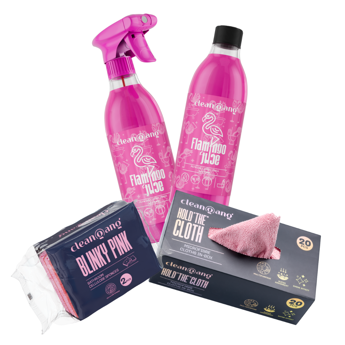 zestaw PINK Bathroom – Różowa moc w Twojej łazience!
