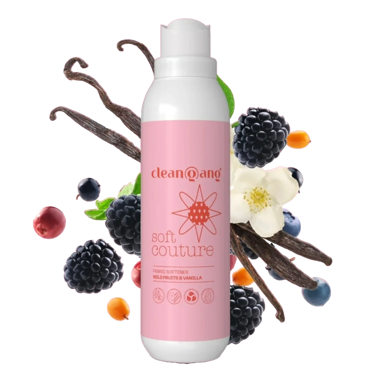 płyn do płukania tkanin owoce leśne & wanilia, 1 l
