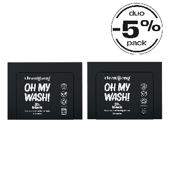 duo pack chusteczki do czerni Oh my wash! 